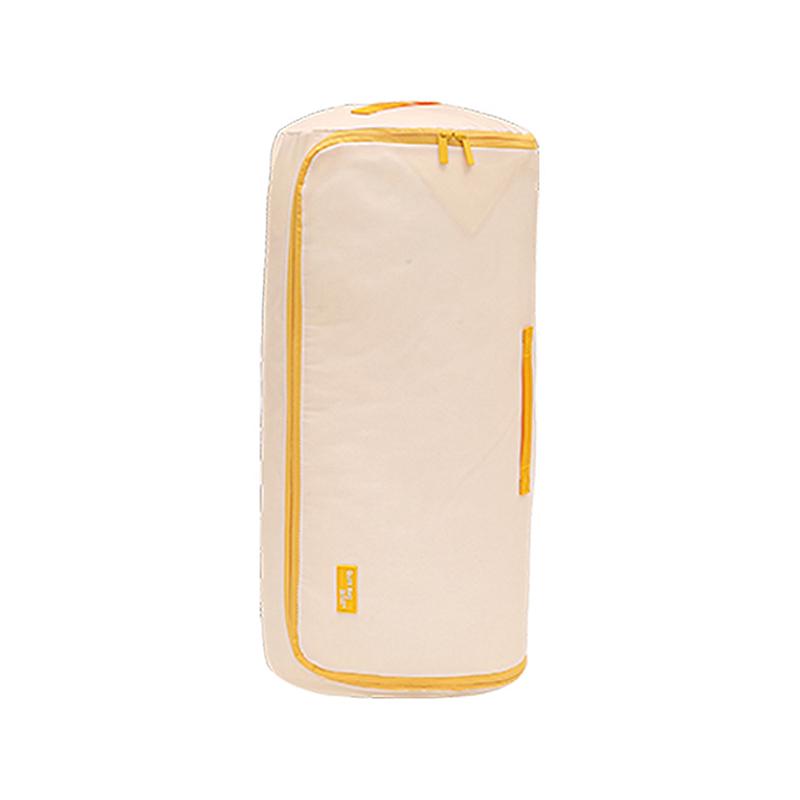 

Heavy-Duty Self-Compressing Storage Bag - Portable Organizer For Clothes, Blankets & Quilts, Ideal For Closet Organization_ S жовтий