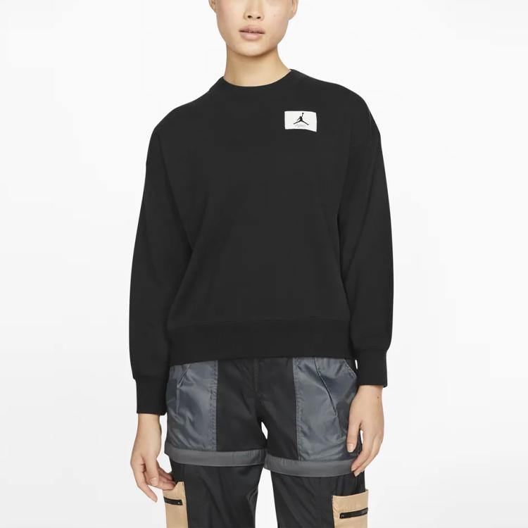 Jordan AS W J ESSEN Sweatshirt Women's Black (Unisex) Sweatshirts DM5190 010