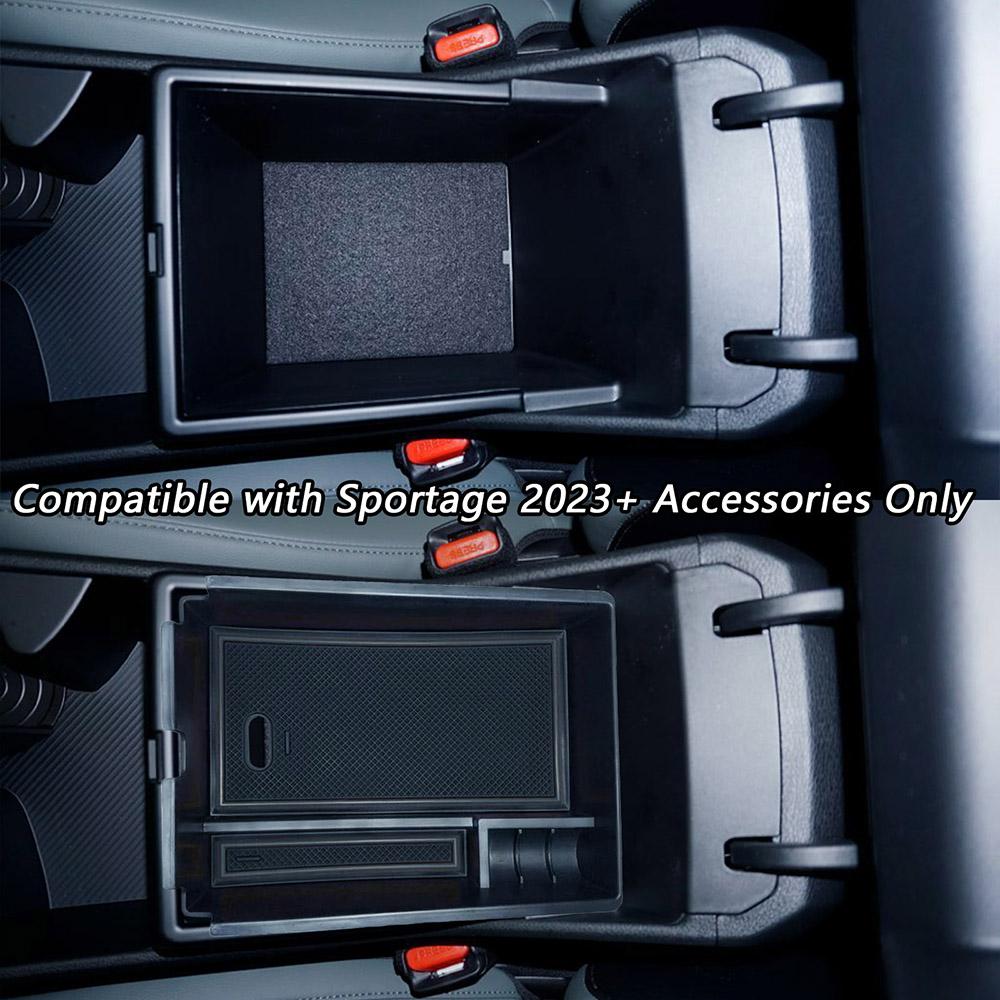 Car Central Console Armrest Box Storage Container Organizer For Kia Sportage 5 2025 2025 Insert Tray Coin Holder Accessories
