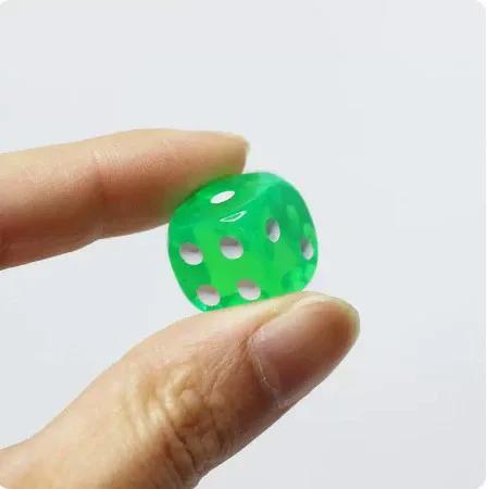 10Pcs 10Colors Acrylic Transparent 16Mm Clear Color Six Sided Spot D6 Playing Games Dice Set For Bar Pub Club Party Board Game