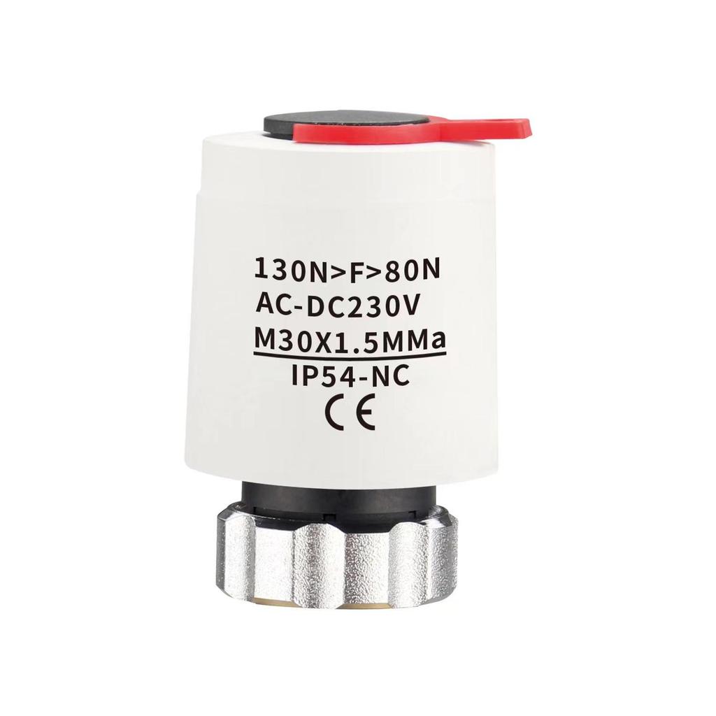 Smart Electric Actuator for Water Floor Heating Manifold, Normally Closed, Easy Installation