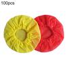 100Pcs Microphone Cover Anti-slip Karaoke Non-woven Disposable Windscreen Handheld Cap Pad for Recording