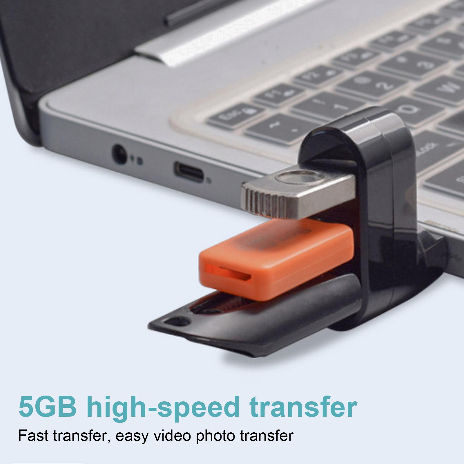 

Адаптер USB-концентраторов 3 в 1, двойной выходной порт USB 3.0 для телевизора чёрный