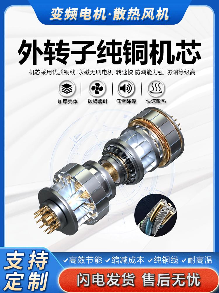 G-Type 220V Variable Frequency Motor Cooling Axial Flow Fan with External Rotor