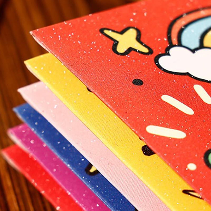 6Pcs Cute Zodiac Horse Pattern Red Envelopes 2026 Horse Year Chinese Style Red Packet Luck Money Bag  Year Supplies