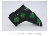 Four-Leaf Clover Golf Putter Cover - Thick Plush L-Shaped Club Protector
