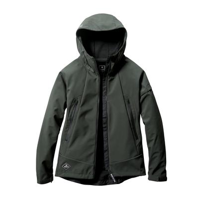 2023 Kaltes Wetter Arbeitskleidung Kapuzenjacke Parka 3190 Leichter Kälteschutz XL 14 Mils Grün [Bartle] (Unisex)