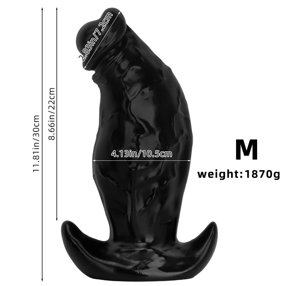 Duże Miękkie Dildo PVC Fisting Smocza Głowa Korek do Pupy Masturbator Dilator Analny Zabawka Seksualna dla Dorosłych Duży Dildo Strap-on Penis