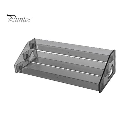 

Стойка для хранения лака для ногтей, простая установка, прозрачный многослойный держатель для лака для ногтей, органайзер для солнцезащитных очков Triple Layer