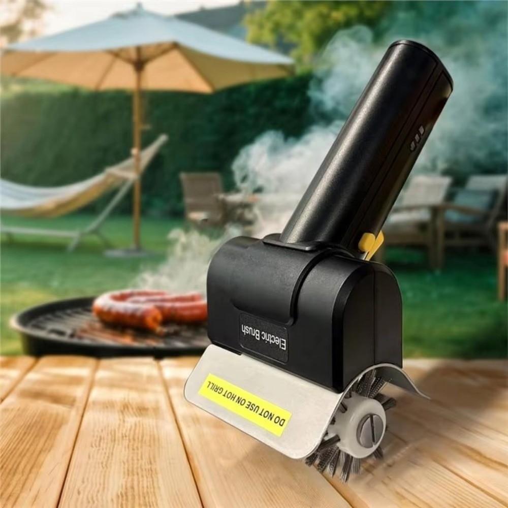 Cepillo Eléctrico para Parrilla de Alta Velocidad Acero Inoxidable Recargable Cepillo para Parrilla Uso en Casa