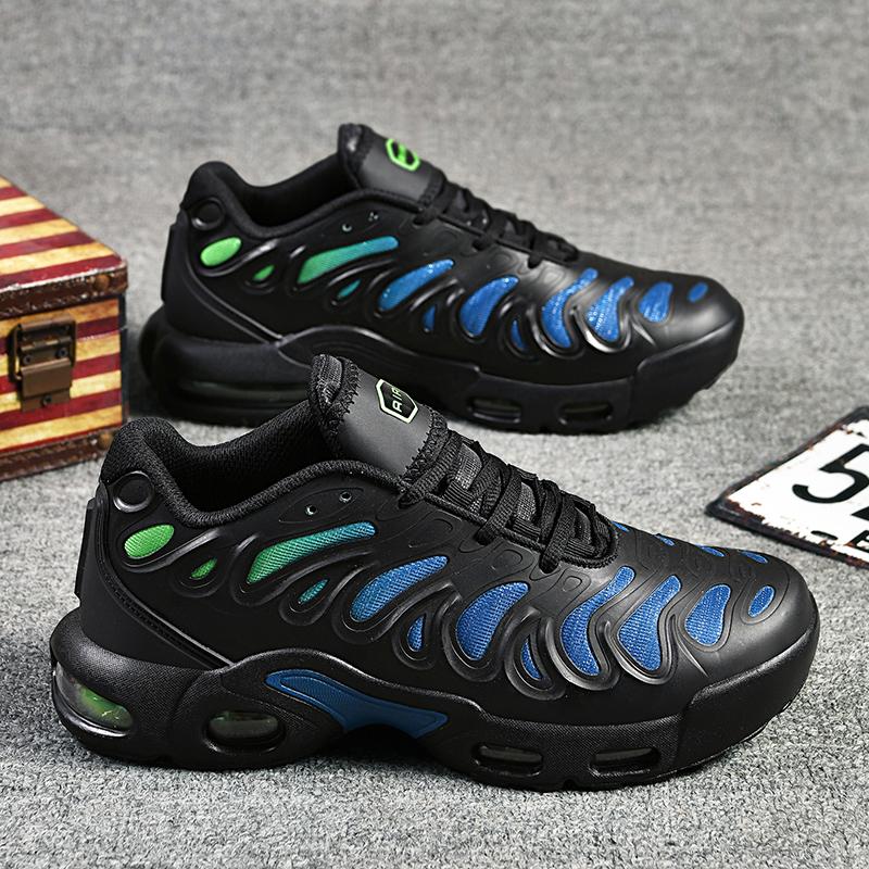 

Кроссовки унисекс на воздушной подушке, кроссовки для бега, дизайнерская обувь, роскошная обувь, женская обувь для фитнеса, бега, спортивная обувь для баскетбола, нескользящие мужские кроссовки 44 зелёный/чёрный