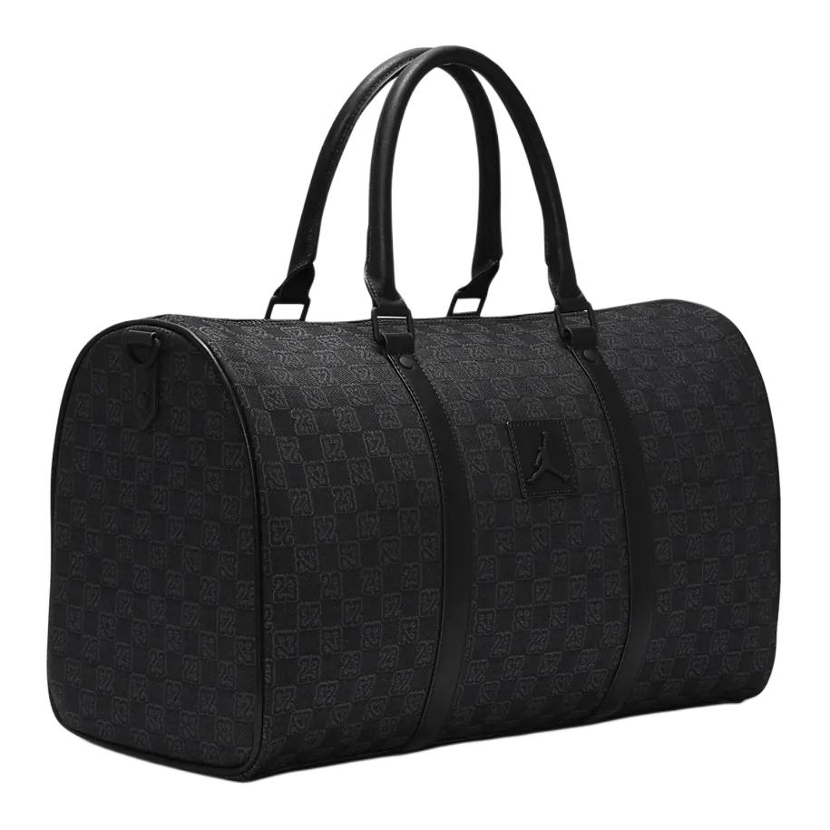Jordan Monogram Polyester Travel Bag Unisex Black Jordan FJ6787-013