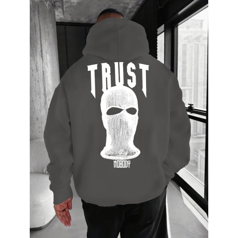 Fashion Print Hooded Sweatshirt L