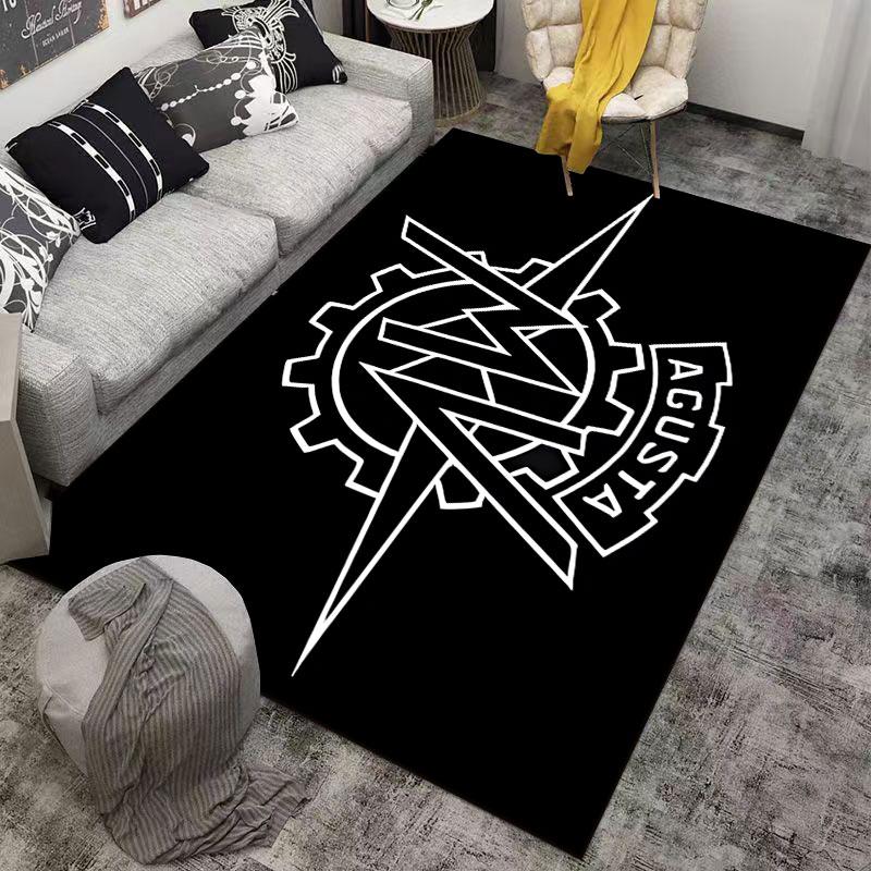 MV Agusta Logo Carpet Design suitable as a non-slip mat for the living room or bedroom sofa
