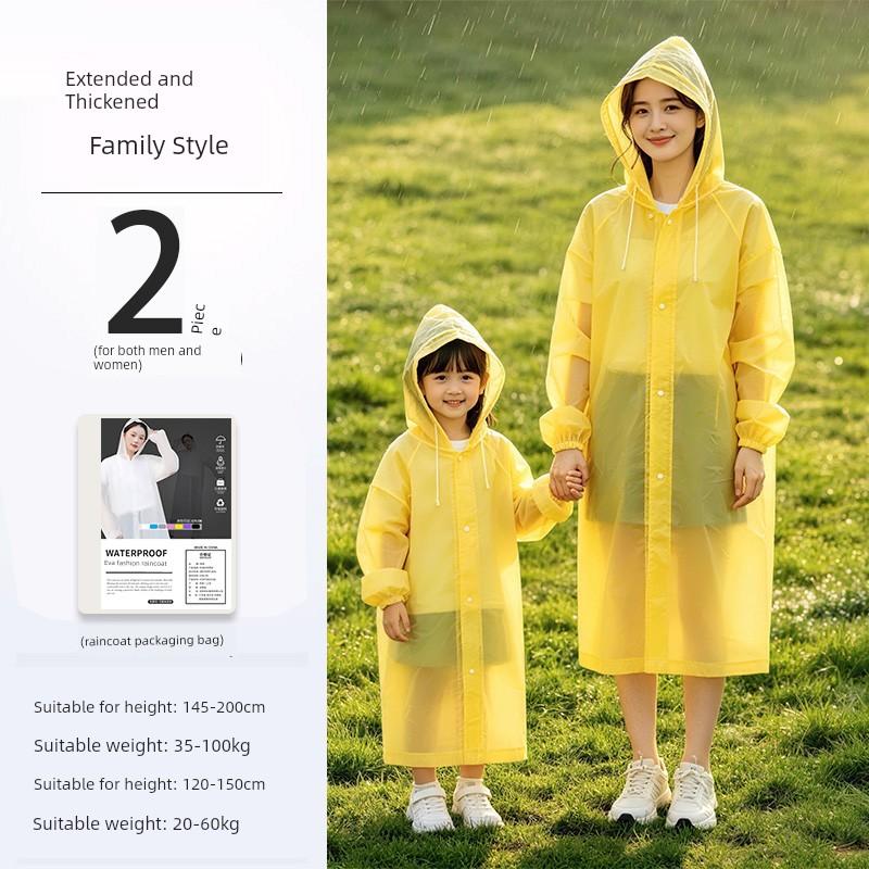 Portable Thickened Kids Raincoat for School Travel