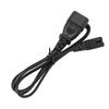 IEC320 C14 Male To IEC320 C7 Female Power Cord 1m 2.5A To 10A Extended Cable C14 To C7 Adapter