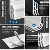 1PC 2m/78.74inch Anti-Cold Sliding Window Seal Strip Sound Insulation Self Adhesive Triple Windproof Door Under Adjustable Weath