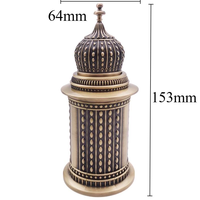 

1pc Metal toothpick can Restaurant desktop toothpick box Household toothpick pressing jar Cotton swab jar Household items