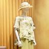 LangSha Elegant Mom's Summer Chiffon Top