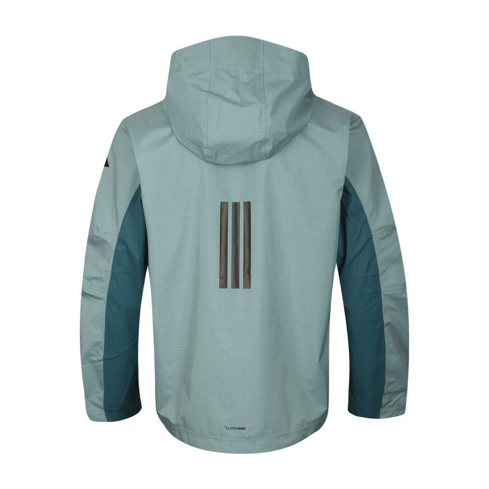 Kids' Adidas Jackets Men's Green Hooded Non Detachable Moderate