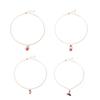 European & American Christmas Necklace Set: Bells, Tree, Cane Pendant Sweater Chain