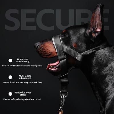 Nieuw Hondenharnas Anti-bijten en Anti-blaffen Tactisch Harnas voor Trekken van Honden, Hondensnuit voor Middelgrote en Grote Honden