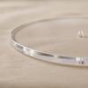 5 Pieces Acrylic Needlepoint Template Clear Tracing with Center Hole Transparent Stencil