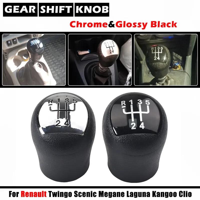 Matte Gear Shift Knob Lever Shifter Handball Stick Pen Handle Head For Renault Twingo Scenic Clio II 2 MK2 Megane Laguna Kangoo