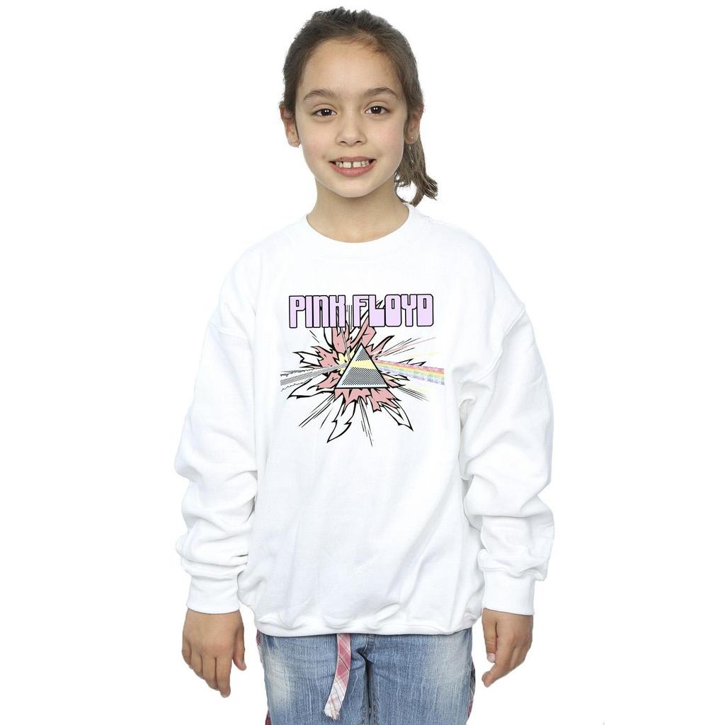 Pink Floyd Girls Pastel Triangle Sweatshirt