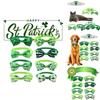 Lucky Green Check Collar Pet Accessory For St.paddys Day