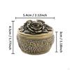 Peony Incense Burner Holder Home Decor Craft Portable Stick Stand for