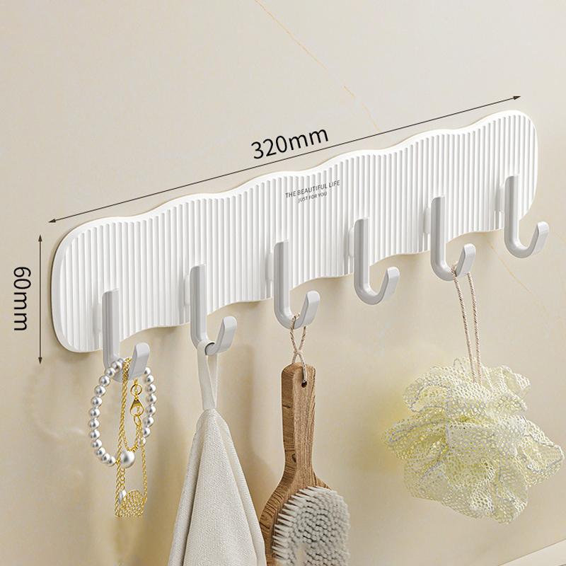 Door Hanging Hook Multi Row Dormitory With Strong Adhesive Walls Kitchen And Bathroom With No Drilling Hooks Home Organization