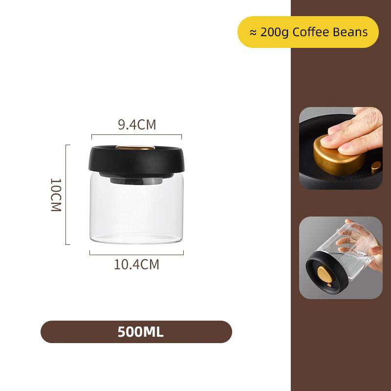 Вакуумная банка для хранения кофейных зерен кухонная банка для хранения продуктов зерна чая стеклянные банки для специй банка для свежего хранения кухонные аксессуары 3199₽