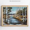 Diamond Embroidery Winter Forest Full Round Rhinestone 5D DIY Diamond Painting Cross Stitch