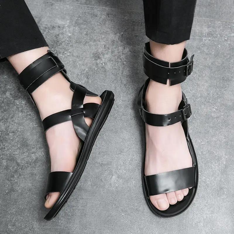 Fashion Beach Man Sandals Outdoor Number 41 on Offer Summer Sale Original Breathable Comfortable Trend 2025 Adult Pvc 39 Shoes for Men