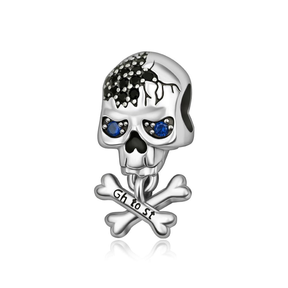 Halloween Copper Witch & Pumpkin Dangle Charm Fit Original Bracelet Mummy Skeleton Charm For Halloween Jewelry Gift