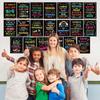 Pajean 20 Pcs Motivational Posters Classroom Growth Mindset Poster pirational Wall Decor Encouraging Quotes Bulletin Boards Positive Wall Art Print