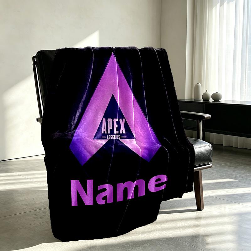 Custom Name Personalized Apex Legends Print Blanket, Home Decor, Bedroom, Sofa, Camping, Couch, Gifts for Birthday Christmas