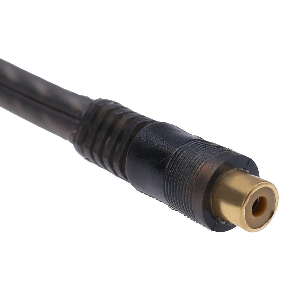 1 Female To 2 Male RCA Y Adapter Splitter Connector Car Audio RCA Splitter Adapter Cable for Car Audio System Subwoofer Player