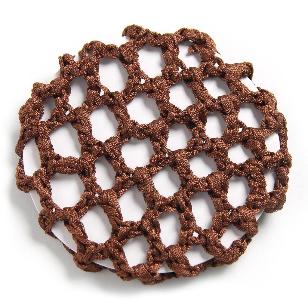 Professionelles geflochtenes Haarnetz für Krankenschwestern, Stewardessen und Tänzer – diamantenfreier Dutt-Kopfschmuck