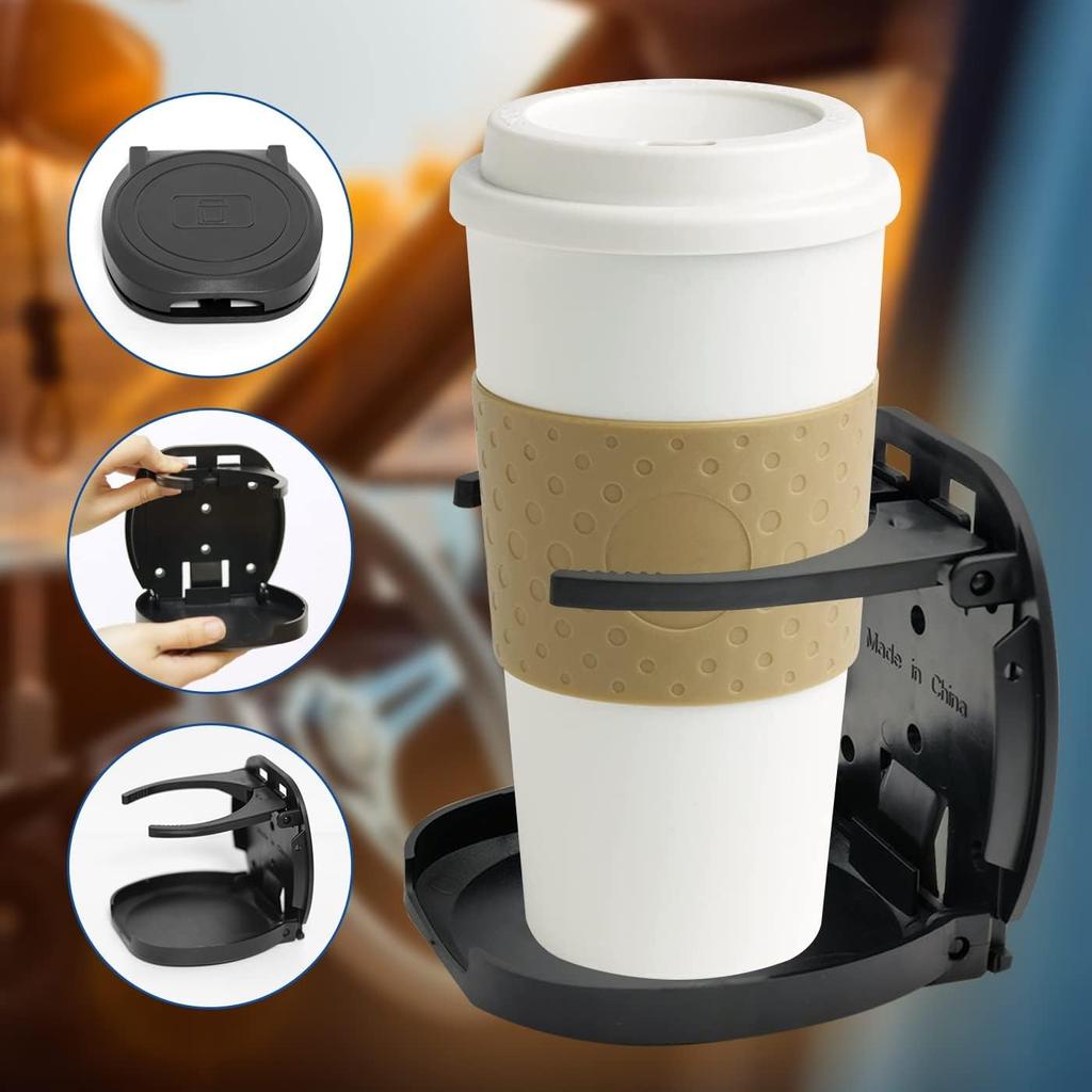 Car Drink Holder, 2 Pieces Enlarged Car Cup Holder, Adjustable Foldable Can Cup Holder, Bottle Holder for Boat, Car, Truck, RV Accessories