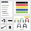 Longchan 11-Piece Resistance Band Set for Home Exercise