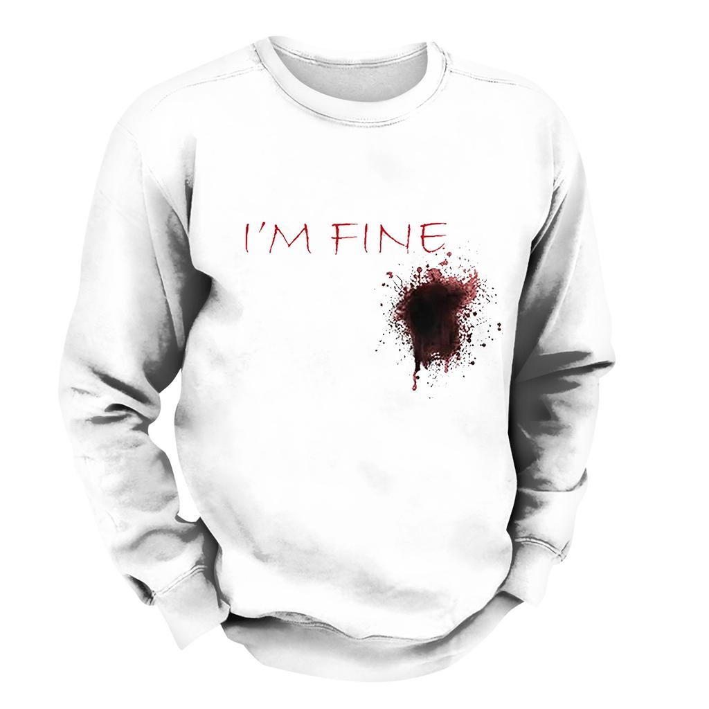 Men'S Printed Sweatshirt Outdoor Ethnic Printed Loose Long Sleeved