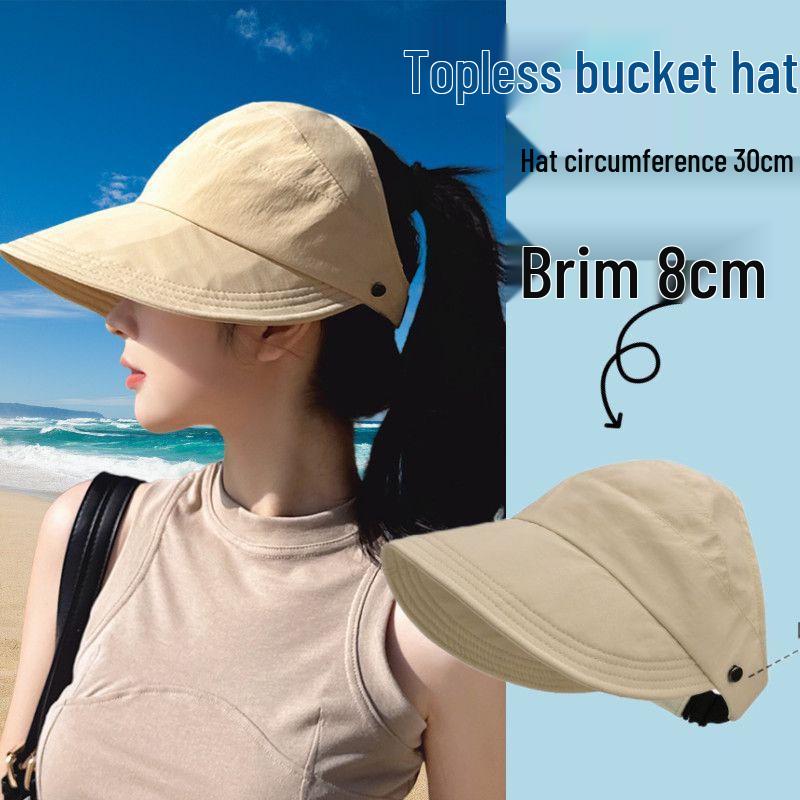 Damski kapelusz przeciwsłoneczny na całą twarz na lato: Oddychający, Chroniący przed promieniowaniem UV, Ochrona szyi, Uczucie chłodu do jazdy na rowerze na świeżym powietrzu.