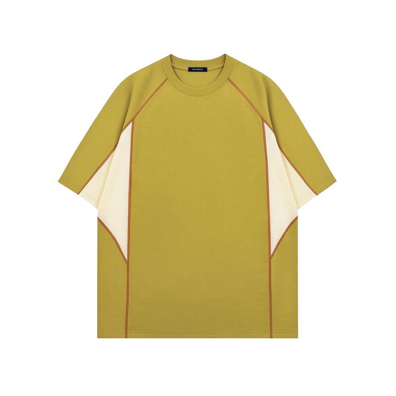 GOLFCROSS Unisex Color-Block Short Sleeve T-Shirt L