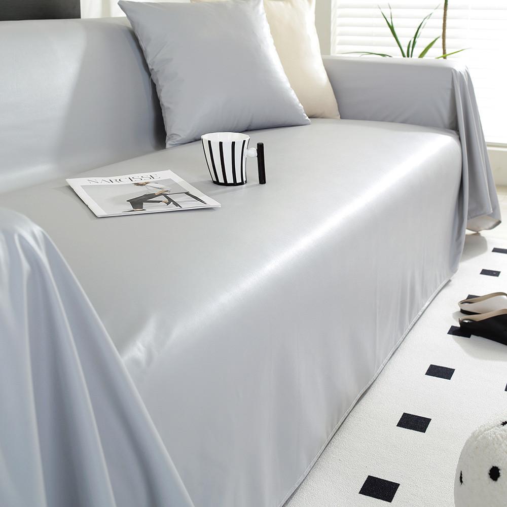 1pcs Simple Solid Color Sofa Mat Waterproof Non-slip Couch Cushion Four Season Universal  Protector Towel Case Home Decor