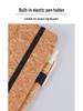 A5 Coffee Cork Texture Notebook Gift Set with Custom Logo Printing
