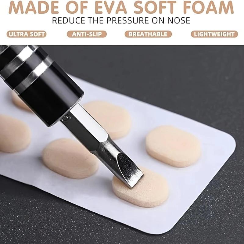 Soft Foam Nose Pads Self Adhesive Eyeglass EVA Nose Pads Anti-Slip Glasses No Makeup Nose Pads Eyeglasses Nosepads