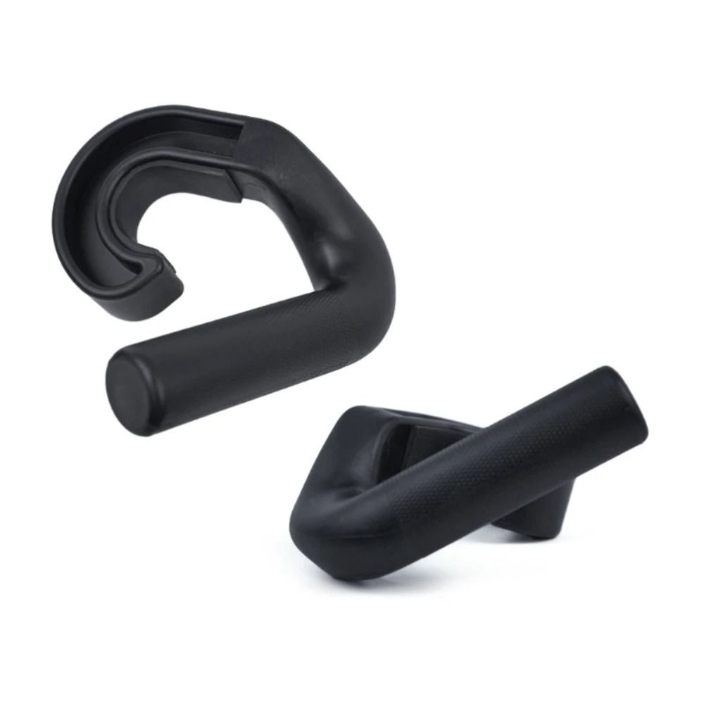 1 Pair 45° Fitness Grip Handle Hook Type Weightlifting Grip Handle Gym Sport Handle Back Pull