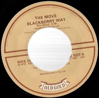 

7inch Record MOVE - Blackberry Way / Brontosaurus OG9227 Old Gold UK Rock Used